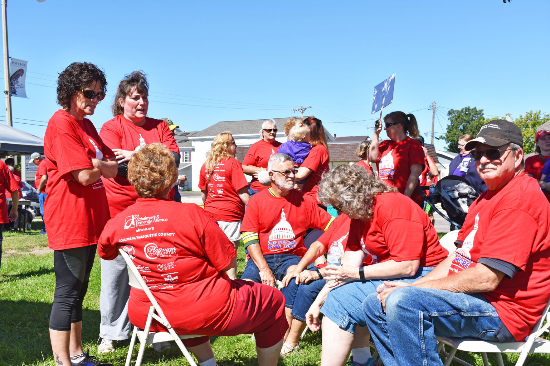 Walk participants